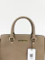 Bolsa Michael Kors Selma Saffiano Medium Marrom - Brechó Closet de Luxo