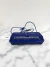 Bolsa Saint Laurent Minaudiere Cage Metal Azul