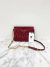 Bolsa Miu Miu Matelasse Leather Vermelha