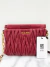 Bolsa Miu Miu Matelasse Leather Vermelha - Brechó Closet de Luxo