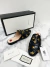 Imagem do Mule Gucci Princetown Bee Star Embroidered Preto 34/35Br