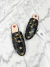 Mule Gucci Princetown Bee Star Embroidered Preto 34/35Br - Brechó Closet de Luxo
