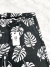 Bermuda Dolce&Gabbana Leaf Print Preta Tam.P - MASCULINO