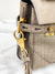 Bolsa Balmain B-Buzz 23 Suede Croco Embossed Marrom - comprar online