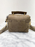 Bolsa Balmain B-Buzz 23 Suede Croco Embossed Marrom - comprar online