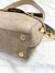 Bolsa Balmain B-Buzz 23 Suede Croco Embossed Marrom - loja online