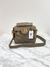 Bolsa Balmain B-Buzz 23 Suede Croco Embossed Marrom