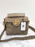 Bolsa Balmain B-Buzz 23 Suede Croco Embossed Marrom na internet