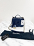 Bolsa Chanel CC Vanity Filigree Small Navy Blue