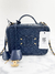 Bolsa Chanel CC Vanity Filigree Small Navy Blue