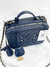 Bolsa Chanel CC Vanity Filigree Small Navy Blue - Brechó Closet de Luxo