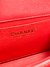 Bolsa Chanel Flap Evening Star Patent Leather Vermelha - loja online