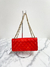 Bolsa Chanel Flap Evening Star Patent Leather Vermelha