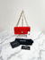 Bolsa Chanel Flap Evening Star Patent Leather Vermelha - loja online