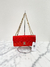 Bolsa Chanel Flap Evening Star Patent Leather Vermelha