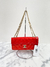 Bolsa Chanel Flap Evening Star Patent Leather Vermelha - comprar online