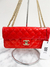 Bolsa Chanel Flap Evening Star Patent Leather Vermelha - Brechó Closet de Luxo