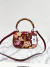 Imagem do Bolsa Gucci Bamboo 1947 Blooms Vermelha