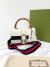 Bolsa Gucci Dionysus Bamboo Top Handle Striped Off White