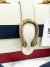 Bolsa Gucci Dionysus Bamboo Top Handle Striped Off White - loja online