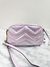 Bolsa Gucci GG Marmont Small Padded Iridescent Pink - loja online