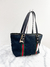 Bolsa Gucci Jolicoeur GG Tote Monograma Preta - Brechó Closet de Luxo