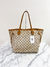 Bolsa Louis Vuitton Neverfull MM Damier Azur - Brechó Closet de Luxo