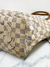 Bolsa Louis Vuitton Neverfull MM Damier Azur - Brechó Closet de Luxo