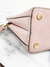 Bolsa Michael Kors Adele Pebbled Leather Rosa - Brechó Closet de Luxo