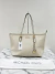Bolsa Michael Kors Jet Set Saffiano Tote Off White - loja online