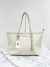 Bolsa Michael Kors Jet Set Saffiano Tote Off White