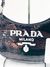 Bolsa Prada Cleo Logo Sequin Embellished Mini Preta - loja online