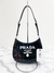 Bolsa Prada Cleo Logo Sequin Embellished Mini Preta - Brechó Closet de Luxo