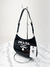 Bolsa Prada Cleo Logo Sequin Embellished Mini Preta - loja online