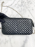 Bolsa Prada Diagramme Logo Crossbody Chain Preta - comprar online