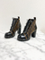 Bota Louis Vuitton Star Trail Ankle Boot Monograma e Preto 37Br