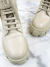 Bota Prada Monolith Re-Nylon Bege 34BR - Brechó Closet de Luxo