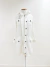 Casaco Burberry Windbreaker Overall Branco Tam.P na internet
