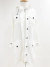 Casaco Burberry Windbreaker Overall Branco Tam.P - Brechó Closet de Luxo