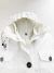 Casaco Burberry Windbreaker Overall Branco Tam.P na internet