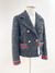 Casaco Gucci Tweed Web Logos Cinza Tam.M - comprar online