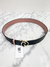 Cinto Gucci 1973 Reversible Preto e Rosa Tam.90 - loja online