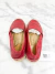 Espadrille Gucci GG Signature Monograma Vermelha 34BR - loja online