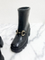 Galocha Gucci Rubber Horsebit Rain Boots Preta 33/34Br