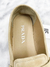 Mocassim Prada Suede Triangle Logo Bege 35Br