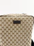 Mochila Gucci GG Supreme Monograma e Marrom