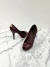 Peep Toe Louis Vuitton Oh Really! Vinho 35Br - Brechó Closet de Luxo
