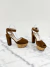 Imagem do Sandália Prada Suede Block Heel Marrom 38Br