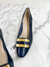Sapato Ferragamo Novoli Heeled Pumps Navy Blue 38Br - loja online