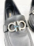 Sapato Ferragamo Rolo Loafer Logo Preto 37Br - loja online